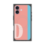 プレミアムスクエアケース with MagSafe［ オリジナル - initial color line - D pink ］