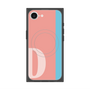 プレミアムスクエアケース with MagSafe［ オリジナル - initial color line - D pink ］