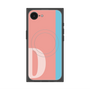 プレミアムスクエアケース with MagSafe［ オリジナル - initial color line - D pink ］