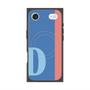 プレミアムスクエアケース with MagSafe［ オリジナル - initial color line - D blue ］
