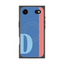 プレミアムスクエアケース with MagSafe［ オリジナル - initial color line - D blue ］