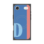 プレミアムスクエアケース with MagSafe［ オリジナル - initial color line - D blue ］