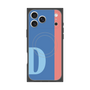 プレミアムスクエアケース with MagSafe［ オリジナル - initial color line - D blue ］