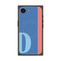 プレミアムスクエアケース with MagSafe［ オリジナル - initial color line - D blue ］