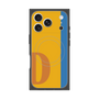 プレミアムスクエアケース with MagSafe［ オリジナル - initial color line - D orange ］