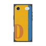 プレミアムスクエアケース with MagSafe［ オリジナル - initial color line - D orange ］