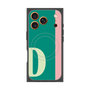 プレミアムスクエアケース with MagSafe［ オリジナル - initial color line - D green ］