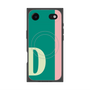 プレミアムスクエアケース with MagSafe［ オリジナル - initial color line - D green ］