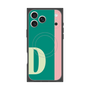 プレミアムスクエアケース with MagSafe［ オリジナル - initial color line - D green ］