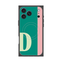 プレミアムスクエアケース with MagSafe［ オリジナル - initial color line - D green ］