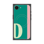 プレミアムスクエアケース with MagSafe［ オリジナル - initial color line - D green ］