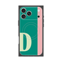 プレミアムスクエアケース with MagSafe［ オリジナル - initial color line - D green ］