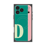 プレミアムスクエアケース with MagSafe［ オリジナル - initial color line - D green ］