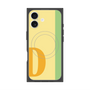 プレミアムスクエアケース with MagSafe［ オリジナル - initial color line - D yellow ］