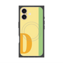プレミアムスクエアケース with MagSafe［ オリジナル - initial color line - D yellow ］
