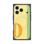 プレミアムスクエアケース with MagSafe［ オリジナル - initial color line - D yellow ］