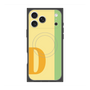 プレミアムスクエアケース with MagSafe［ オリジナル - initial color line - D yellow ］