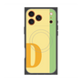 プレミアムスクエアケース with MagSafe［ オリジナル - initial color line - D yellow ］