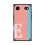 プレミアムスクエアケース with MagSafe［ オリジナル - initial color line - E pink ］