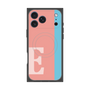 プレミアムスクエアケース with MagSafe［ オリジナル - initial color line - E pink ］