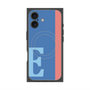 プレミアムスクエアケース with MagSafe［ オリジナル - initial color line - E blue ］