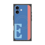 プレミアムスクエアケース with MagSafe［ オリジナル - initial color line - E blue ］