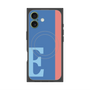 プレミアムスクエアケース with MagSafe［ オリジナル - initial color line - E blue ］