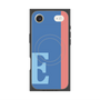 プレミアムスクエアケース with MagSafe［ オリジナル - initial color line - E blue ］