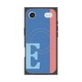 プレミアムスクエアケース with MagSafe［ オリジナル - initial color line - E blue ］