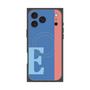 プレミアムスクエアケース with MagSafe［ オリジナル - initial color line - E blue ］