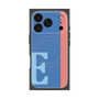 プレミアムスクエアケース with MagSafe［ オリジナル - initial color line - E blue ］