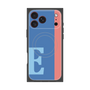 プレミアムスクエアケース with MagSafe［ オリジナル - initial color line - E blue ］