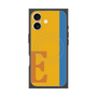 プレミアムスクエアケース with MagSafe［ オリジナル - initial color line - E orange ］