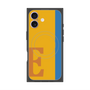 プレミアムスクエアケース with MagSafe［ オリジナル - initial color line - E orange ］