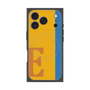 プレミアムスクエアケース with MagSafe［ オリジナル - initial color line - E orange ］