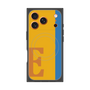 プレミアムスクエアケース with MagSafe［ オリジナル - initial color line - E orange ］