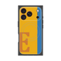 プレミアムスクエアケース with MagSafe［ オリジナル - initial color line - E orange ］