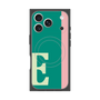 プレミアムスクエアケース with MagSafe［ オリジナル - initial color line - E green ］