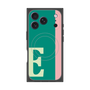プレミアムスクエアケース with MagSafe［ オリジナル - initial color line - E green ］