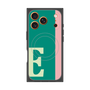 プレミアムスクエアケース with MagSafe［ オリジナル - initial color line - E green ］