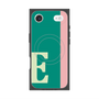 プレミアムスクエアケース with MagSafe［ オリジナル - initial color line - E green ］