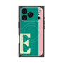 プレミアムスクエアケース with MagSafe［ オリジナル - initial color line - E green ］