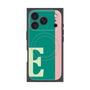 プレミアムスクエアケース with MagSafe［ オリジナル - initial color line - E green ］