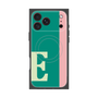 プレミアムスクエアケース with MagSafe［ オリジナル - initial color line - E green ］