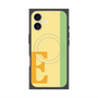 プレミアムスクエアケース with MagSafe［ オリジナル - initial color line - E yellow ］