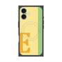 プレミアムスクエアケース with MagSafe［ オリジナル - initial color line - E yellow ］