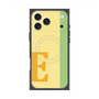 プレミアムスクエアケース with MagSafe［ オリジナル - initial color line - E yellow ］