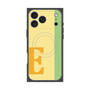 プレミアムスクエアケース with MagSafe［ オリジナル - initial color line - E yellow ］