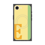 プレミアムスクエアケース with MagSafe［ オリジナル - initial color line - E yellow ］