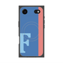プレミアムスクエアケース with MagSafe［ オリジナル - initial color line - F blue ］